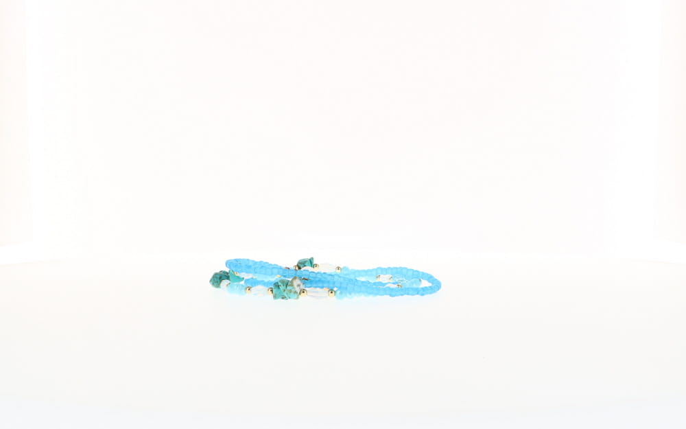 Violeta  MALDIVAS AZUL CLARO C/PEDRAS