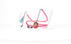 Fifi's World FK010 FIO KIDS ROSA CHOQUE C/ BONECA E POMPOM AZUL