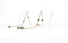 Fifi's World FEL 010 FIO CORRENTE DOURADO LOSANGULOS PRETO