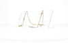 Fifi's World FEL 010 FIO CORRENTE DOURADO LOSANGULOS BRANCO